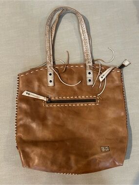 Bed Stu Barra II bag in Tan Rustic and Nectar Lux NWT
